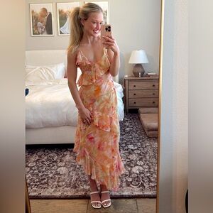 Floral Tiered Maxi Dress